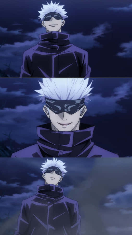 Gojo Satoru Nighttime Aesthetic Wallpaper