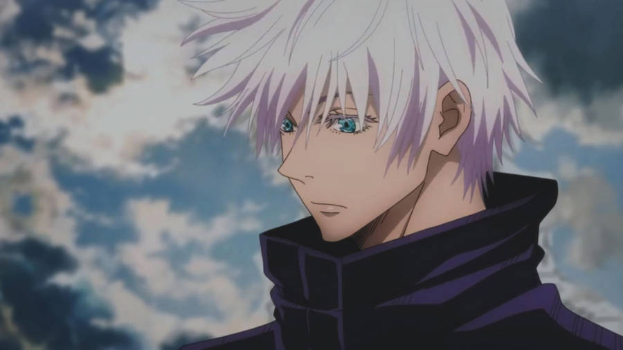 Gojo Satoru Side Profile Wallpaper