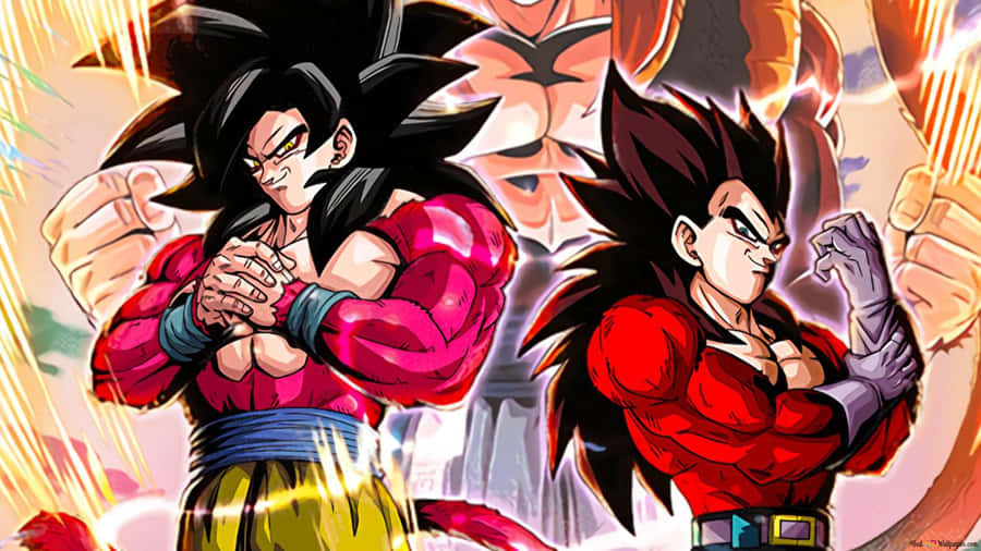 Goku In His Super Saiyan 4 Form. Wallpaper