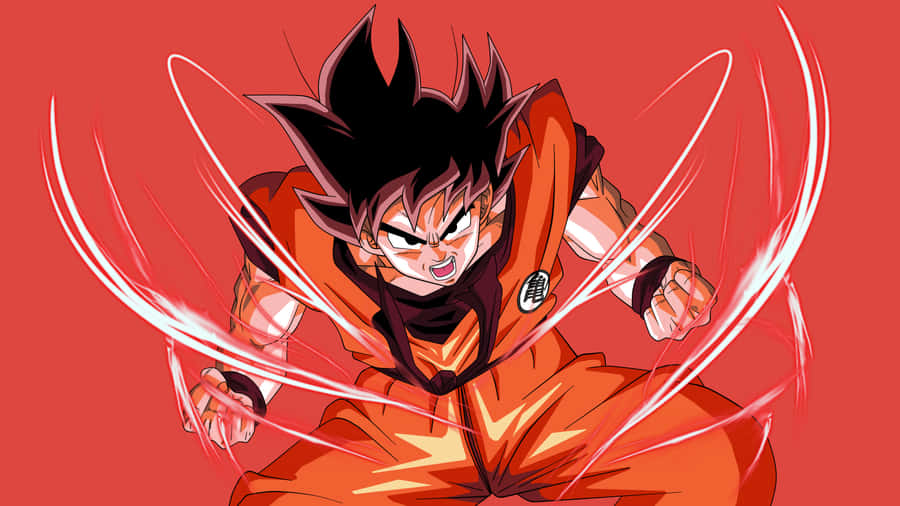 Goku Power Up Aura Wallpaper