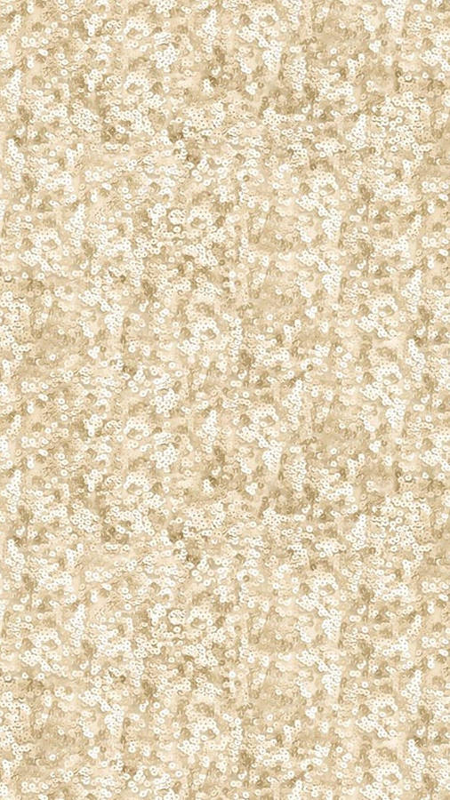 Gold Cream Sequin Art Wallpaper