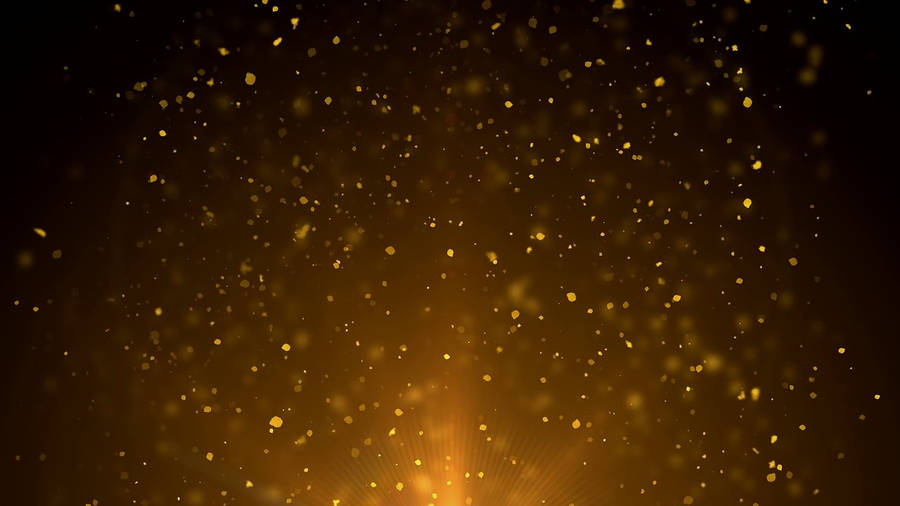 Gold Dust Beam Light Wallpaper