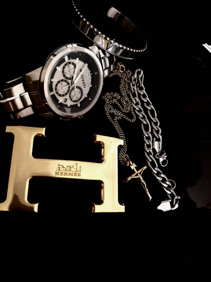 Gold Hermes Close-up Wallpaper