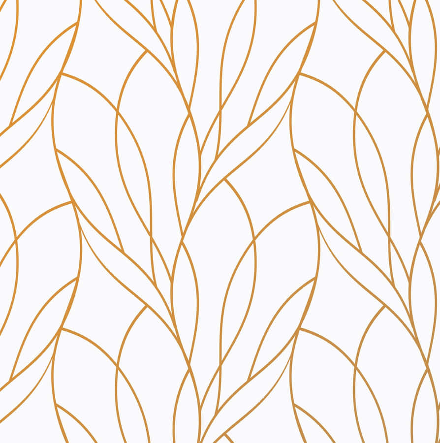 Gold Leaf Pattern Background Wallpaper