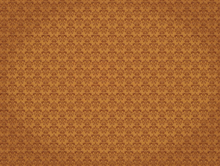 Golden Damask Pattern Background Wallpaper