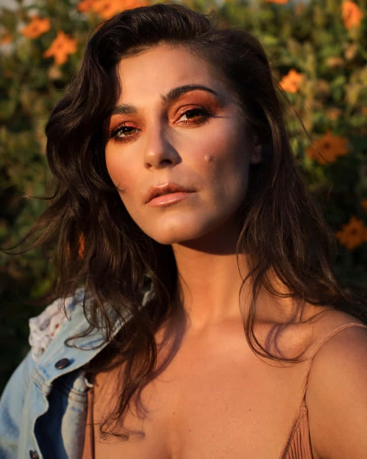 Golden Hour Portrait Elysia Rotaru Wallpaper