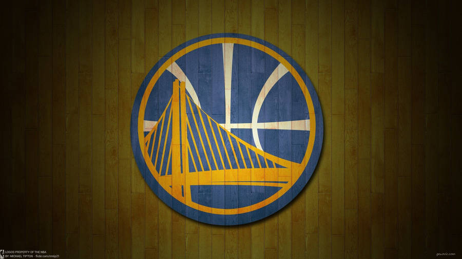 Golden State Warriors Wooden Fanart Wallpaper