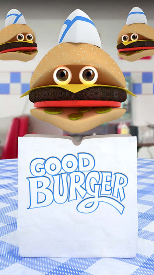 Good Burger Animated Characters Wallpaper