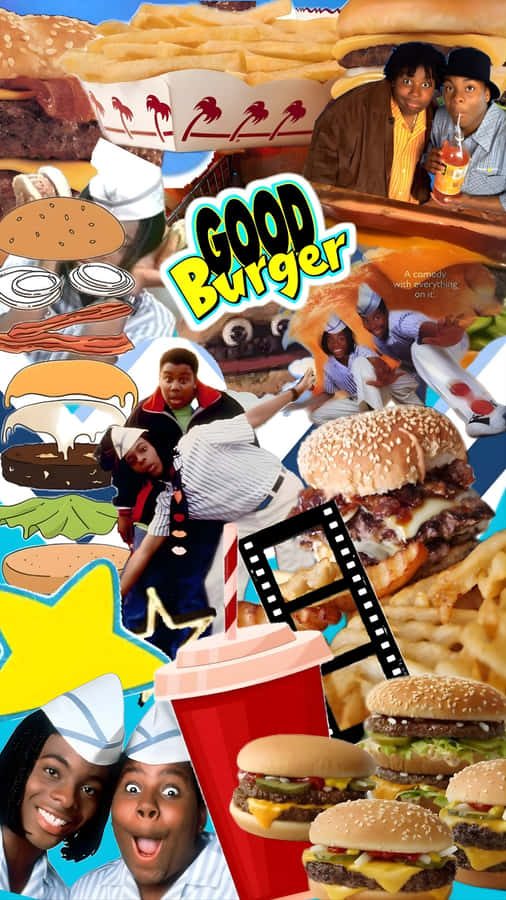 Good Burger Movie Collage Wallpaper