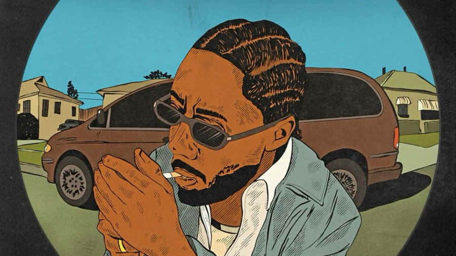 Good Kid Maad City Artwork Wallpaper