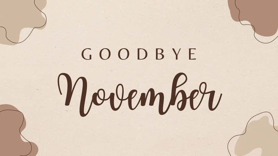 Goodbye November, Hello December! Wallpaper