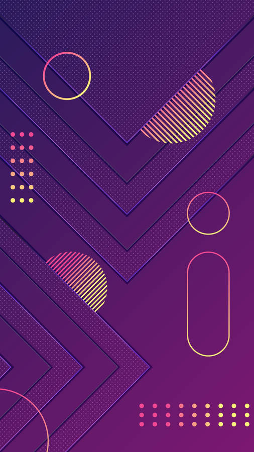 Google Pixel 4k Purple Patterns Wallpaper