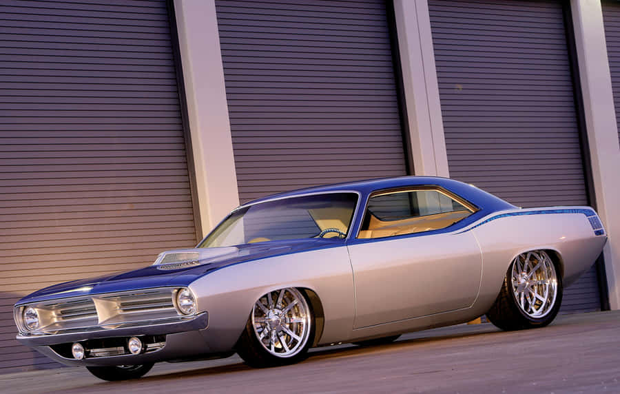 Gorgeous Luxury Sports Car In Urban Setting Wallpaper