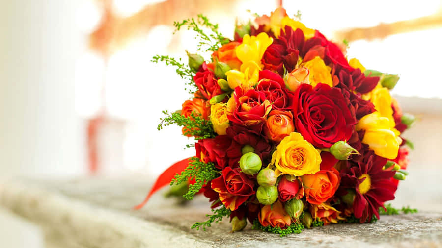 Gorgeous Occasion Flower Arrangement Wallpaper