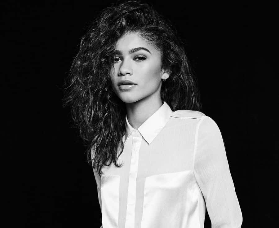 “gorgeous Zendaya Is Pose In Hd Photo” Wallpaper