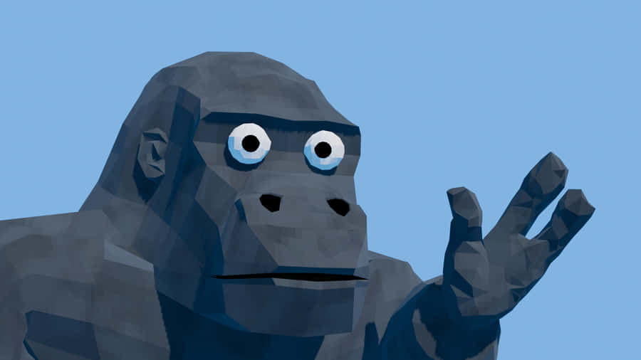 Gorilla Character Animation Wallpaper