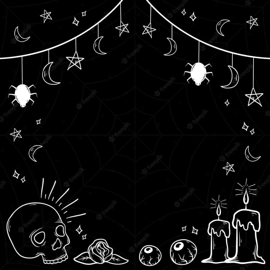 Gothic Aesthetic Minimalist Art Wallpaper