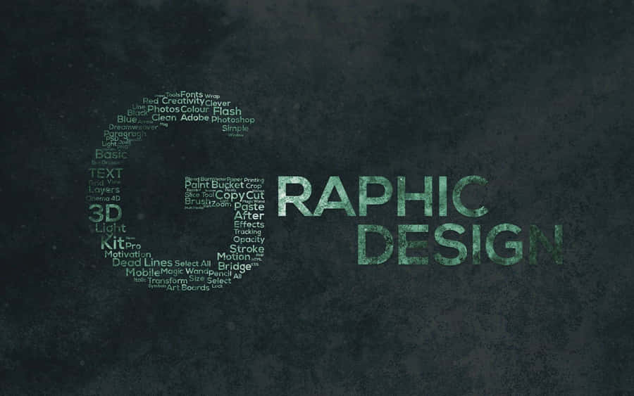 Graphic Design Word Cloud Wallpaper