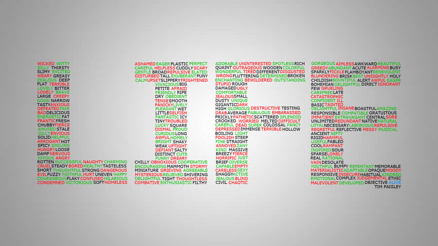 Gratuitous Life Word Art Wallpaper