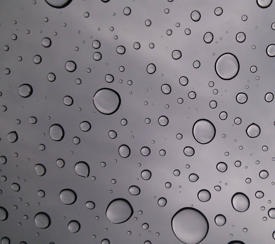 Gray Basic Raindrop Wallpaper