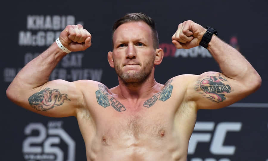Gray Maynard Ufc Weigh-in Conference Wallpaper