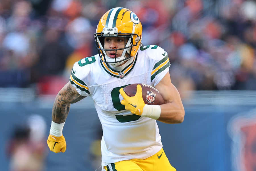 Green Bay Packers Player In Action.jpg Wallpaper