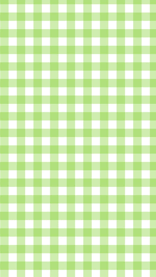 Green Checkerboard Pattern Wallpaper