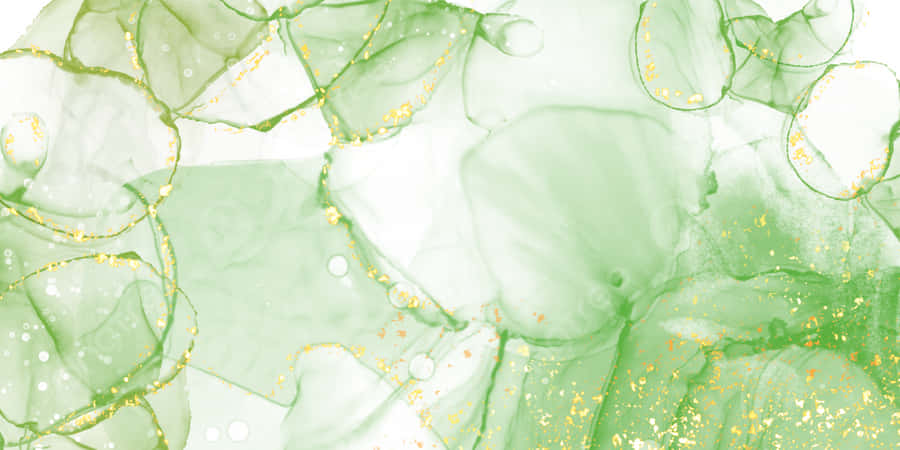 Green Gold Marble Texture Wallpaper
