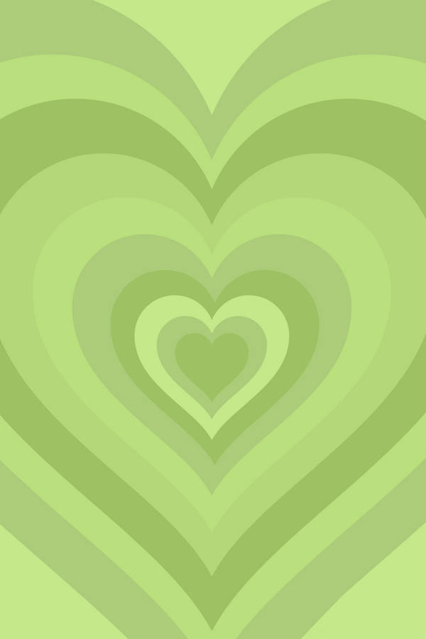 Green Heart Cool Wallpaper