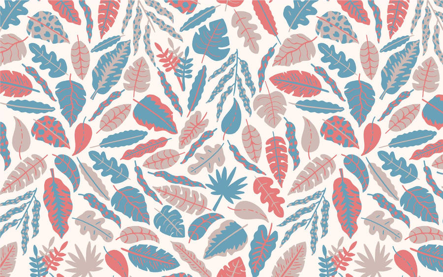 Green Leaves Aesthetic For Cool Computer Display Wallpaper