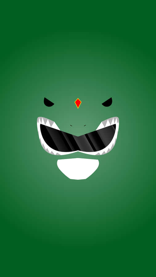 Green Ranger Helmet Smile Wallpaper