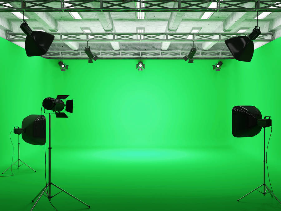 Green Screen Multiple Lights Wallpaper