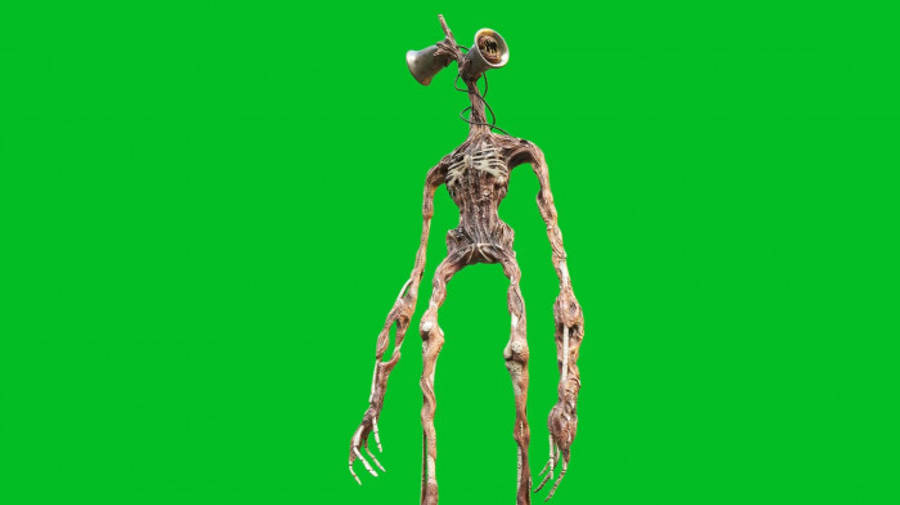 Green Screen Siren Head Wallpaper