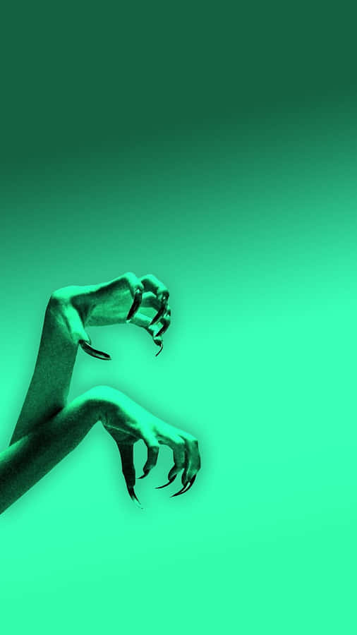 Green Witch Hands_ Aesthetic.jpg Wallpaper