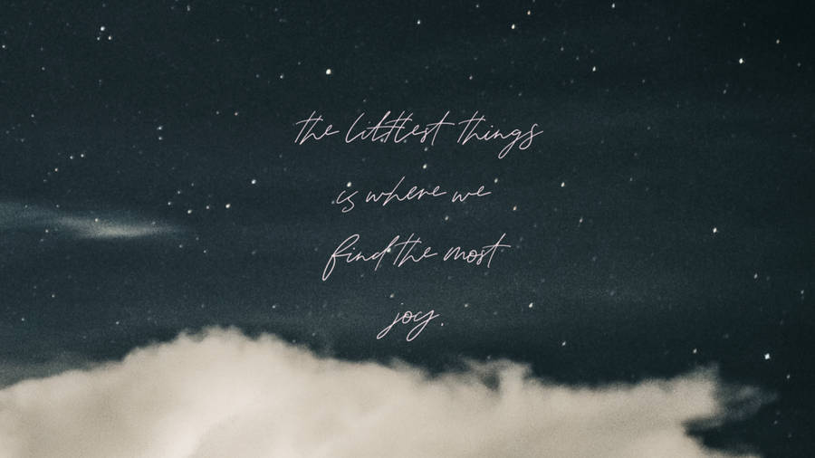 Grey Aesthetic Inspiring Lettering Wallpaper