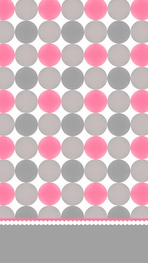Grey And Pink Brought Together Wallpaper