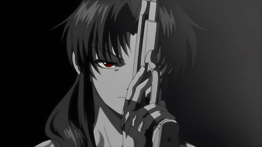 Grey Anime Mysterious Character Wallpaper