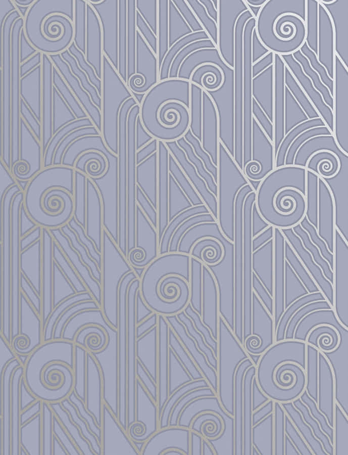Grey Art Deco Iphone Wallpaper