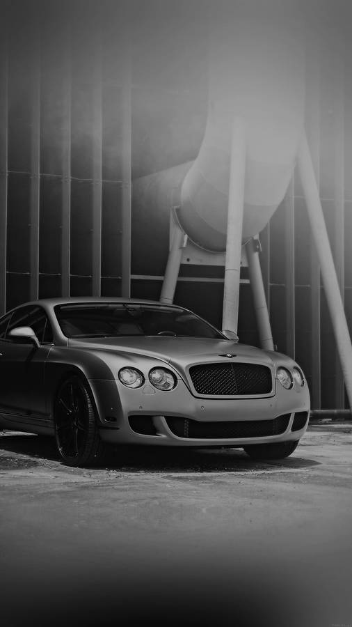 Greyscale Bentley Iphone Wallpaper