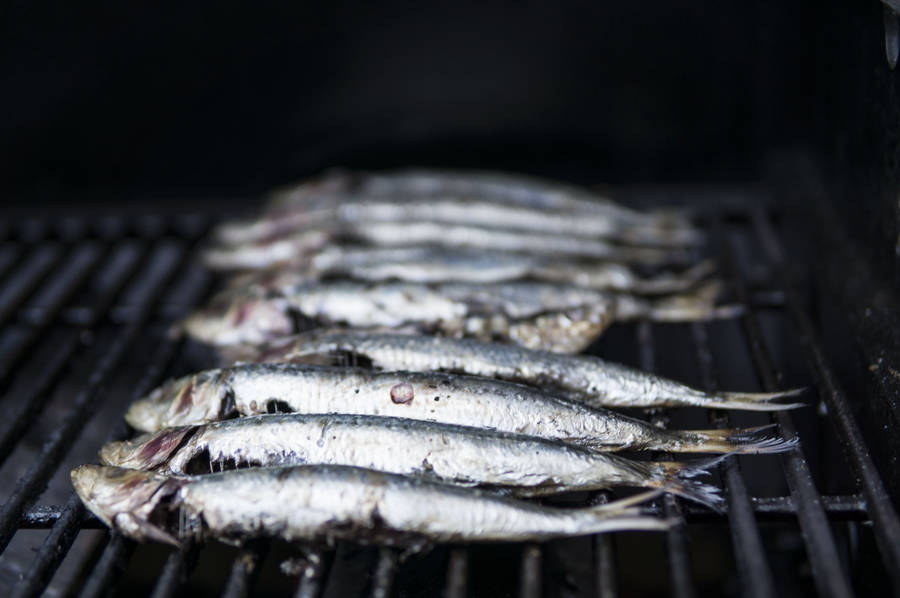 Grilled Sardines Wallpaper