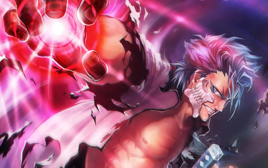 Grimmjow Jaegerjaquez Protector Of Karakura Town Wallpaper