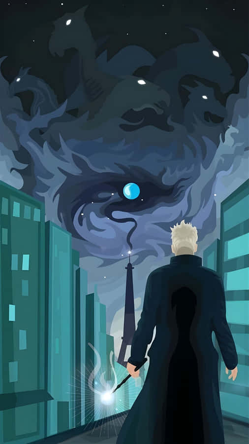 Grindelwalds Dark Magic Wallpaper