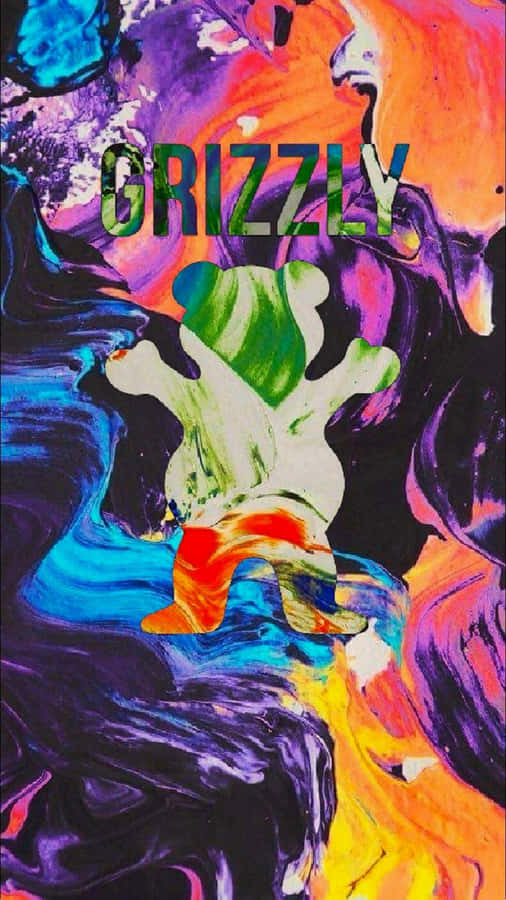Grizzly Griptape Colorful Design Wallpaper