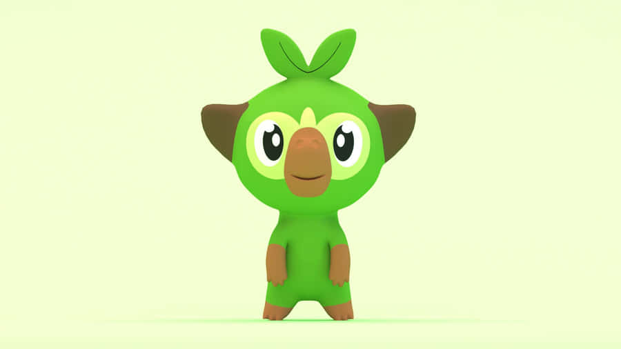 Grookey, An Adorable Grass-type Pokémon Wallpaper