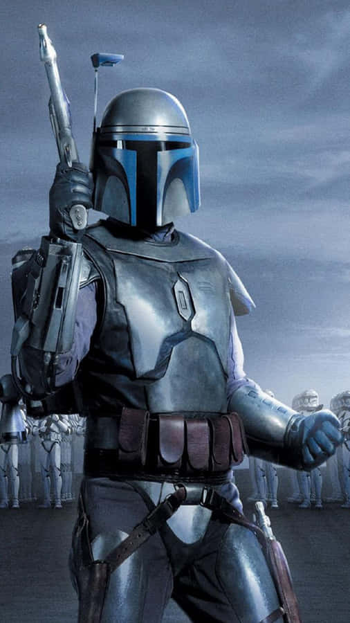 Group Of Fierce Bounty Hunters Ready For Action Wallpaper