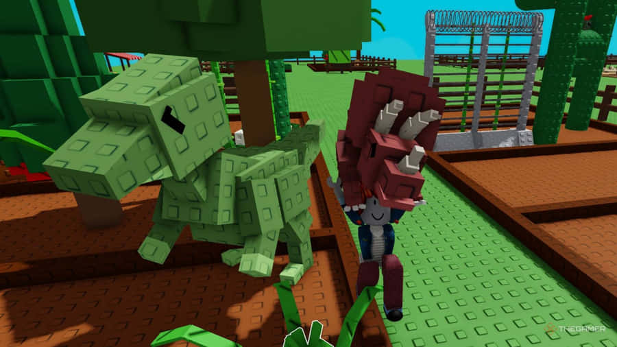 Grow A Garden Dinosaur Friends Wallpaper