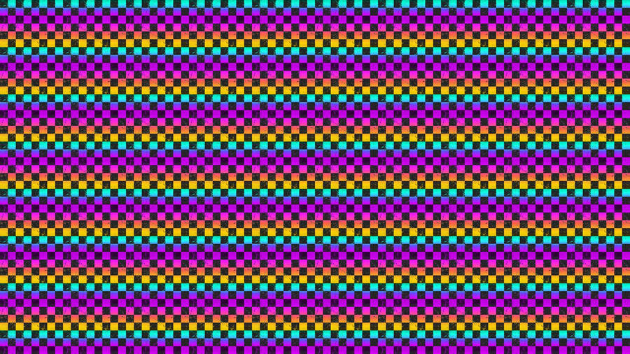 Grunge Aesthetic Tiny Checkered Pattern Wallpaper