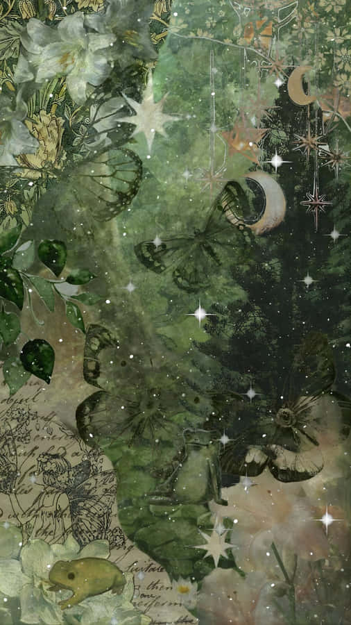 Grunge Fairycore Dreamscape Wallpaper