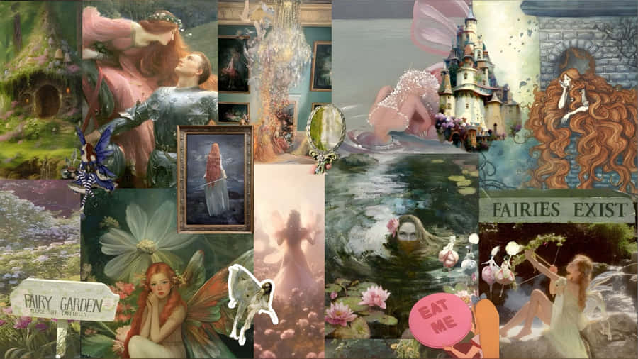 Grunge Fairycore Dreamscape Wallpaper