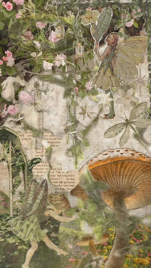 Grunge Fairycore Dreamscape Wallpaper